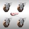 Service Caster 3.5 Inch SS High Temp Glass Filled Nylon Wheel Swivel Top Plate Caster Set SCC SCC-SS20S3514-GFNSHT-4 - alternate 6